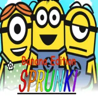 Sprunki Banana Edition Mod Logo - A yellow banana-themed version of Sprunki character with funny face