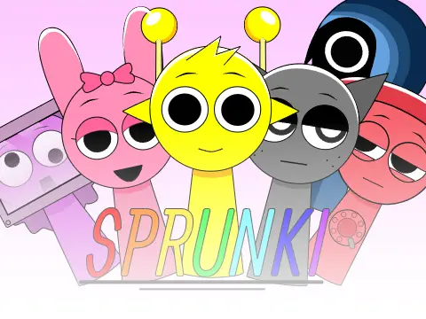 Sprunki Banana Porridge 2 Game Cover - Wacky banana-themed characters