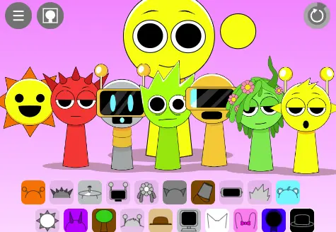 Sprunki Banana Porridge Remix Gameplay Sprunki Banana Porridge Remix Gameplay Screenshot - Showing banana characters making music
