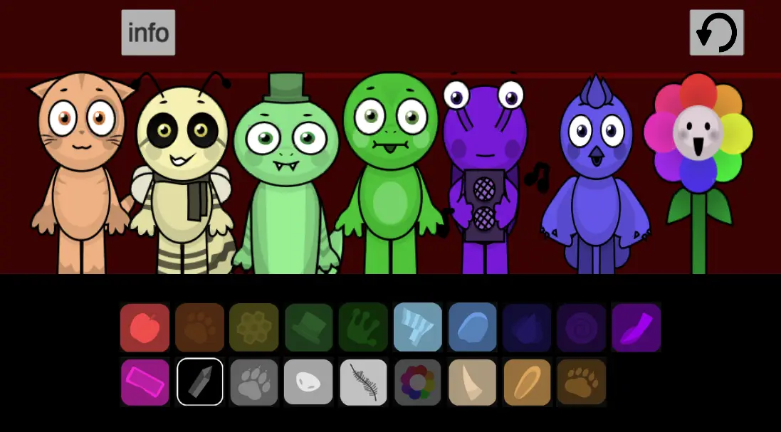 Sprunki Beats In-Game Action Sprunki Beats Gameplay Screenshot - Rhythm Action