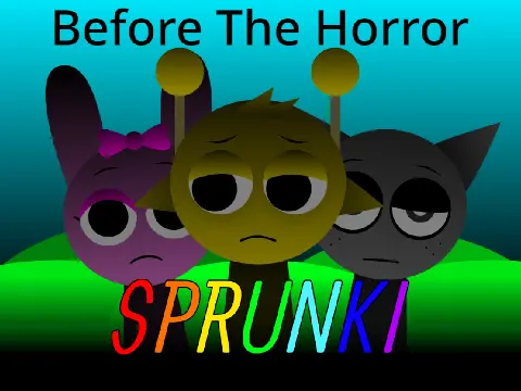 Sprunki Before the Horror Official Mix Game Logo