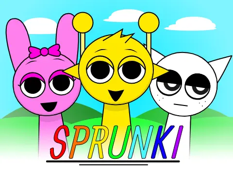 Sprunki Beta V2 gameplay showing experimental features and test elements