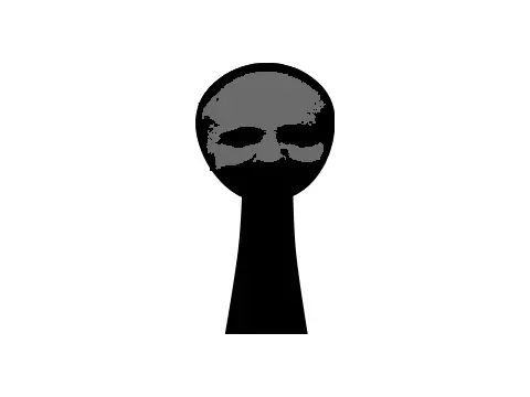 Black sprunki characters with cocrea elements in this dark mod game