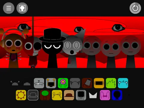 Sprunki Black Character Official Logo