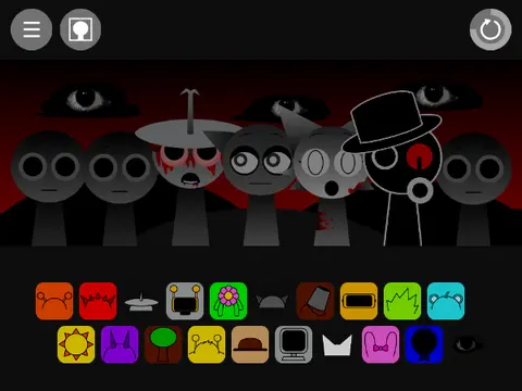 Dark horror version of Sprunki character with black infection treatment