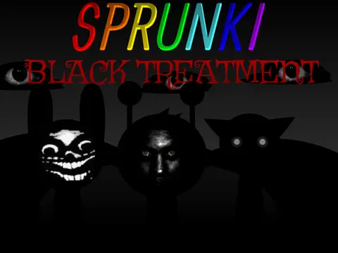 Sprunki Black Treatment Not Cannon Remix Logo