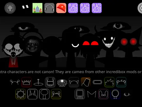 Official logo for Sprunki Black Treatment Not Cannon Remix V2 game
