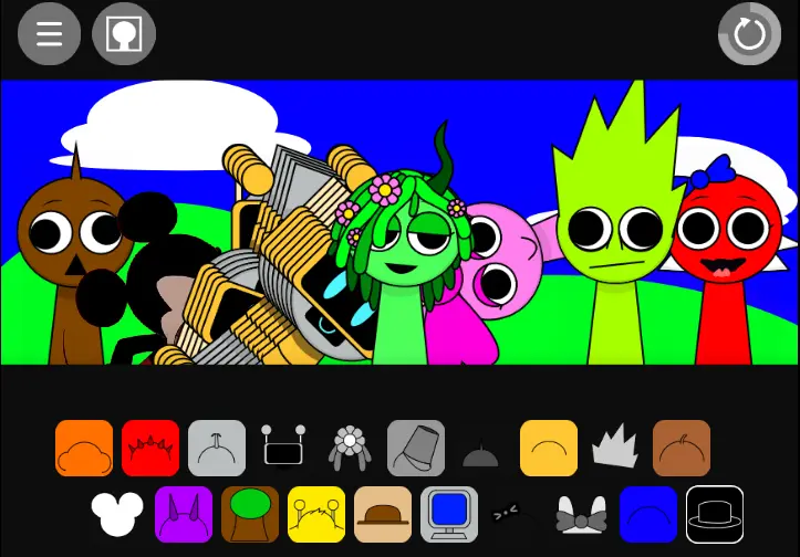 Sprunki Bland Edition Gameplay Screenshot