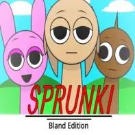 Sprunki Bland Edition Logo - Minimalist Design
