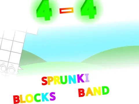 Sprunki Blocks Band The End Logo Cover