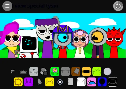 Sprunki Brawl Stars In-Game Action Sprunki Brawl Stars Gameplay Screenshot
