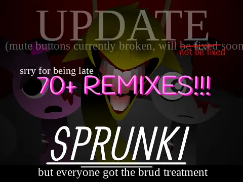 Official Sprunki Brud Treatment Edition Reanim Game Cover