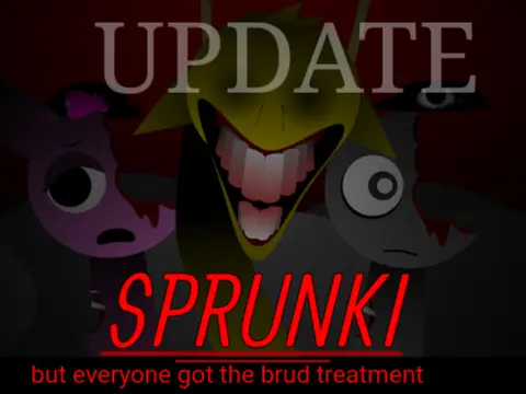 Sprunki Brud Treatment Edition character customization screen with OC options