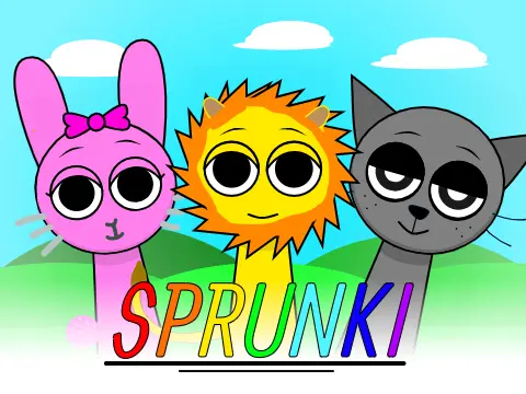 Sprunki But All Animals Game Logo
