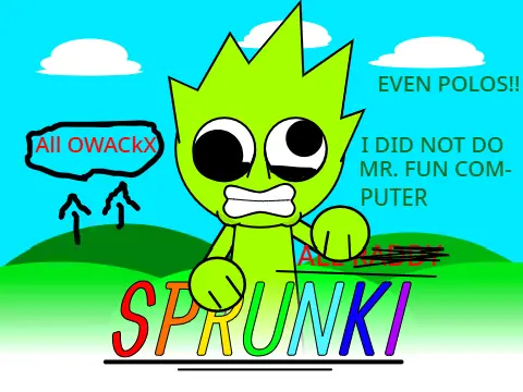 Sprunki But All Owackx game showing transformed character variants