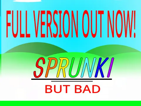 Sprunki But Bad Demo game featuring imperfect Sprunki characters