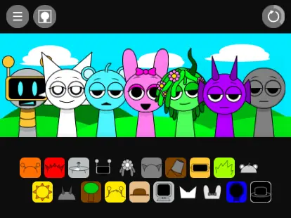 Sprunki but Bad V4 Game Cover