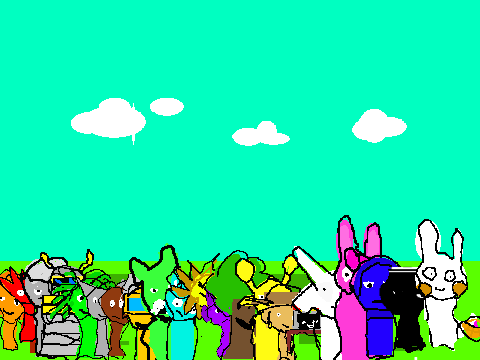 sprunki but badbeing worked on game cover image showing sprunki character