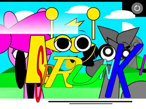 Sprunki But Badsprunki Update Game Logo Cover