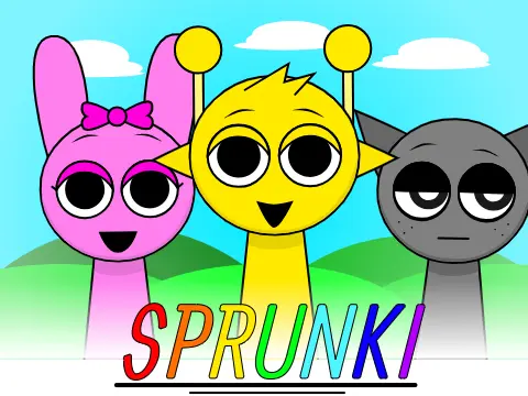 Sprunki But Better logo showing upgraded game elements and improvements