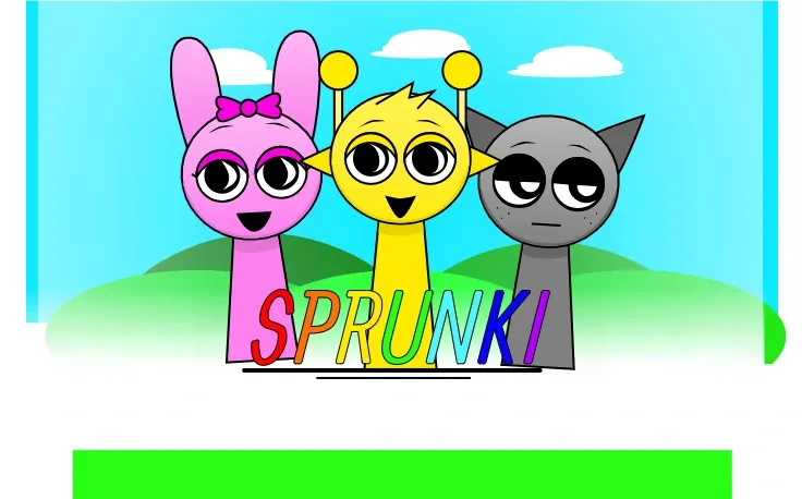 Sprunki But Better Game Logo - Enhanced Version