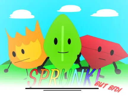 Sprunki BFDI Character Mod Logo