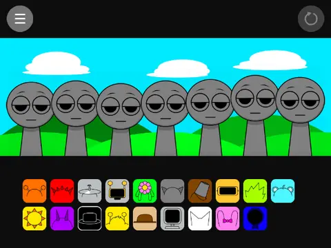 Sprunki but Black is Normal Remix logo and gameplay cover featuring the Black character