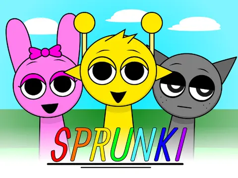 sprunki but broken logo