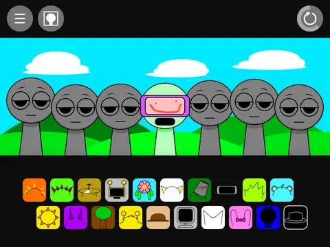 Official logo for Sprunki But Cooler V2 game featuring enhanced characters