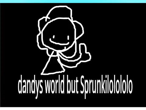 Sprunki But Dandy's World Game Logo