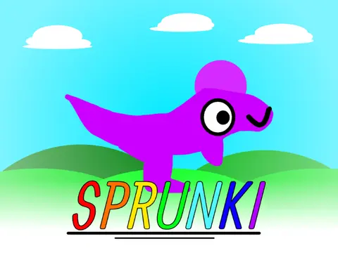 Sprunki But Dinosaur Game Cover