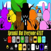 sprunki but everyone gyat