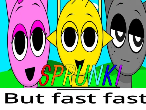 Sprunki But Fast Fast Logo