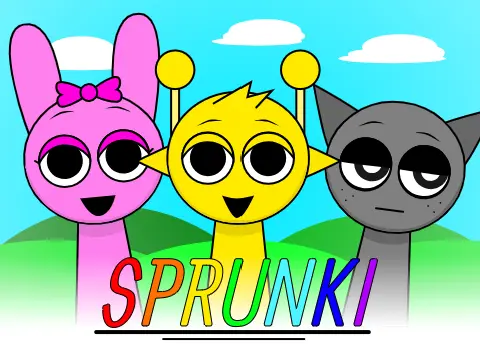 Sprunki But Goofy hilarious comedy game featuring silly Sprunki characters and sounds