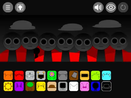 Sprunki but Human Dark Phase Template logo and cover image