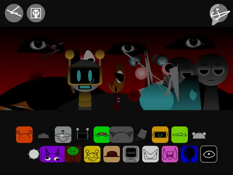 Sprunki But I Made It Funny game logo featuring hilarious character expressions
