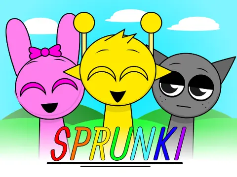Sprunki But I Messed It Up funny music game with surprised characters
