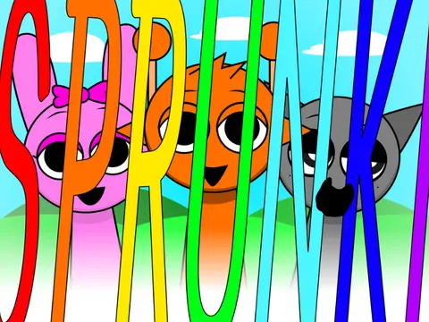 Logo for Sprunki But I Ruined It, a chaotic and experimental Incredibox mod