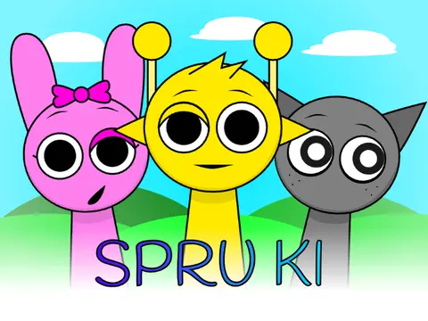 Sprunki Ruined Mod Game Cover