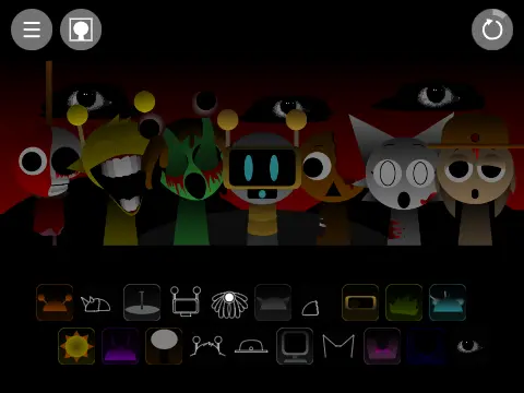 Sprunki But I Slowedit Remix slowed music creation game