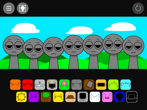 Sprunki But In My Sytile custom art style music game