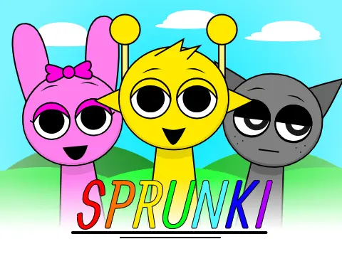 Logo for the Scratch platform version of Sprunki game