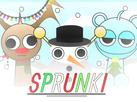 Sprunki But It's Christmas game cover image