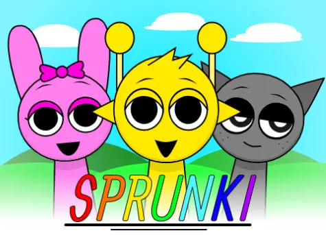 School-themed sprunki characters in classroom setting mod game