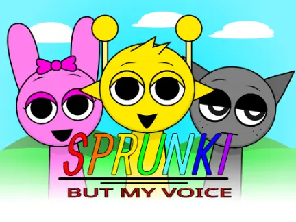 Sprunki But Its My Voice Game Logo