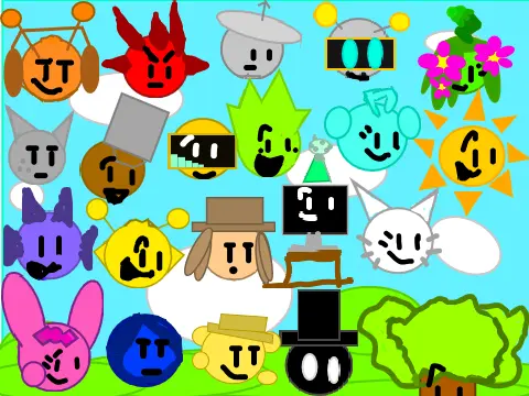 Sprunki But Maby Ok rhythm game logo featuring musical characters