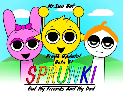Sprunki But My Friends and My Dad Game Cover