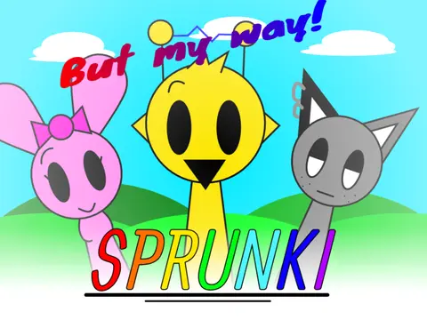 Sprunki But My Way Custom Mod Logo