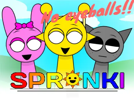 Sprunki But No Eyeballs Logo
