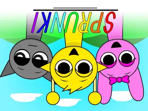 Sprunki But Reversed Revoiced Mod Game Logo